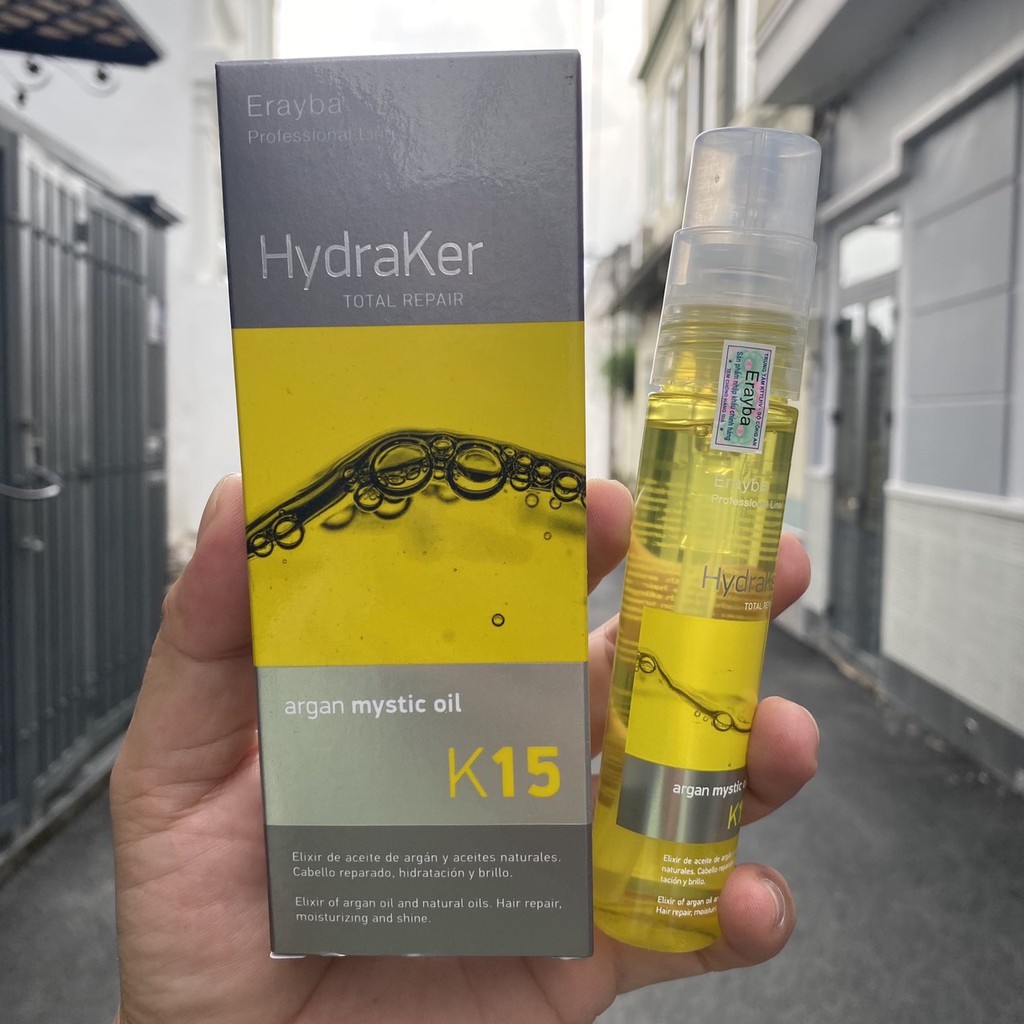 Tinh dầu Argan huyền thoại Hydraker K15 Argan Mystic Oil Erayba 50ml