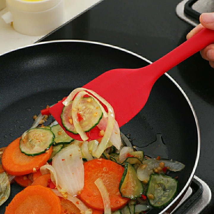 (RN477)SG - Cây trộn bột làm bánh spatula, phới silicon vét bột nấu ăn chịu nhiệt(subii)