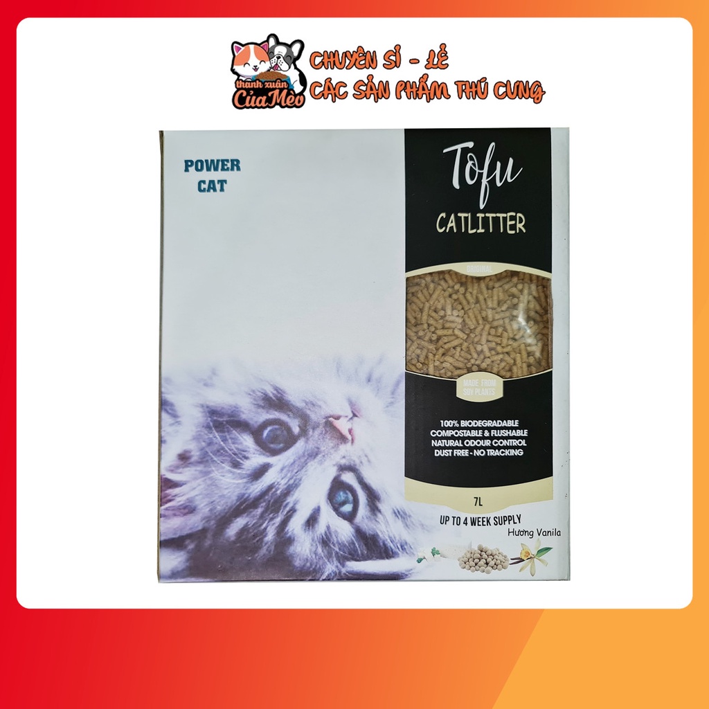 Cát Đậu Nành ToFu Cao Cấp Power Cat