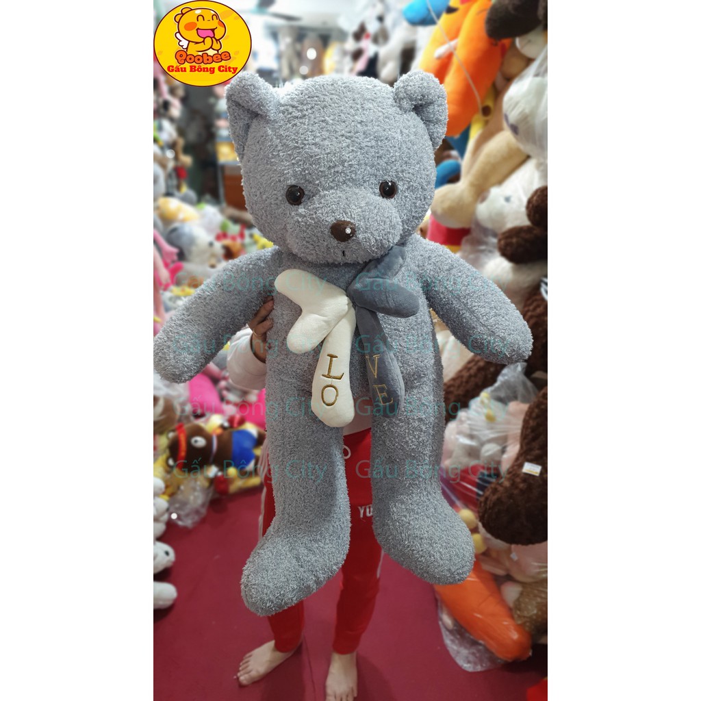 Gấu Bông Teddy - Thú nhồi bông đeo nơ cao cấp - Quà tặng dễ thương cho bé sinh nhật