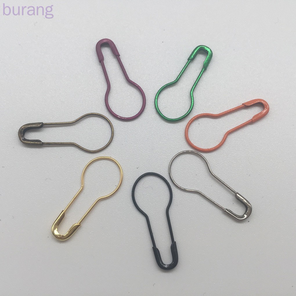 Bộ 100/1000 cái ghim quần áo hình quả bầu nhiều màu bắt mắt