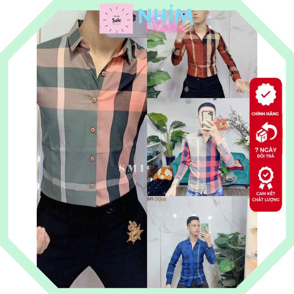Áo sơ mi nam nam tính, lịch lãm, chất liệu vải mềm mướt dày dặn, độ bắt màu tốt, ít nhăn, thoải mái khi mặc