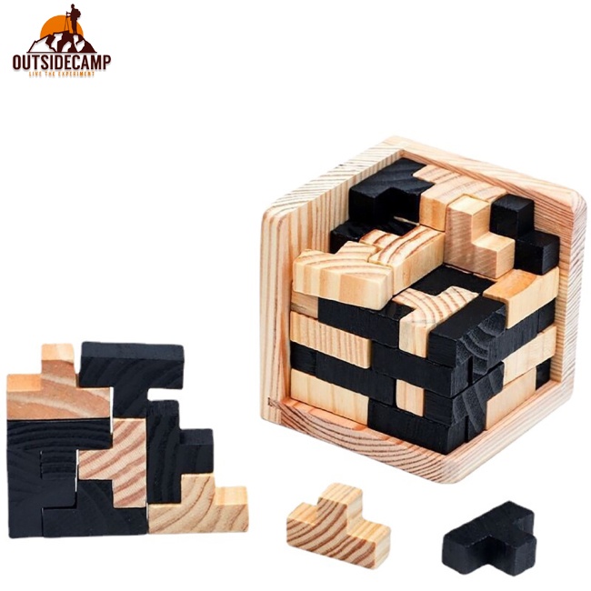 Đồ Chơi Xếp Hình Tetris 3d Bằng Gỗ Sáng Tạo 54T Hỗ Trợ Phát Triển Trí Não Cho Trẻ Em
