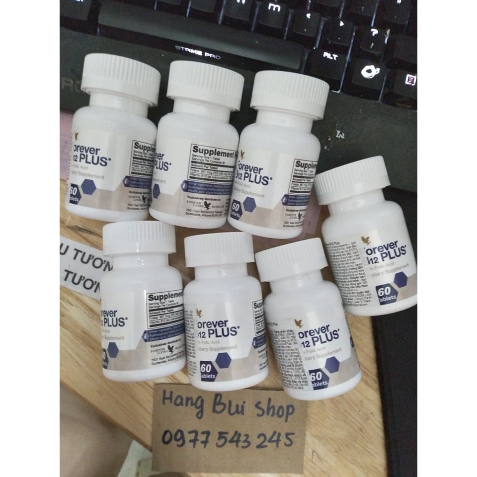 Viên bổ sung sắt Forever B12 Plus cho mẹ bầu và người thiếu máu(188flp) | Thế Giới Skin Care