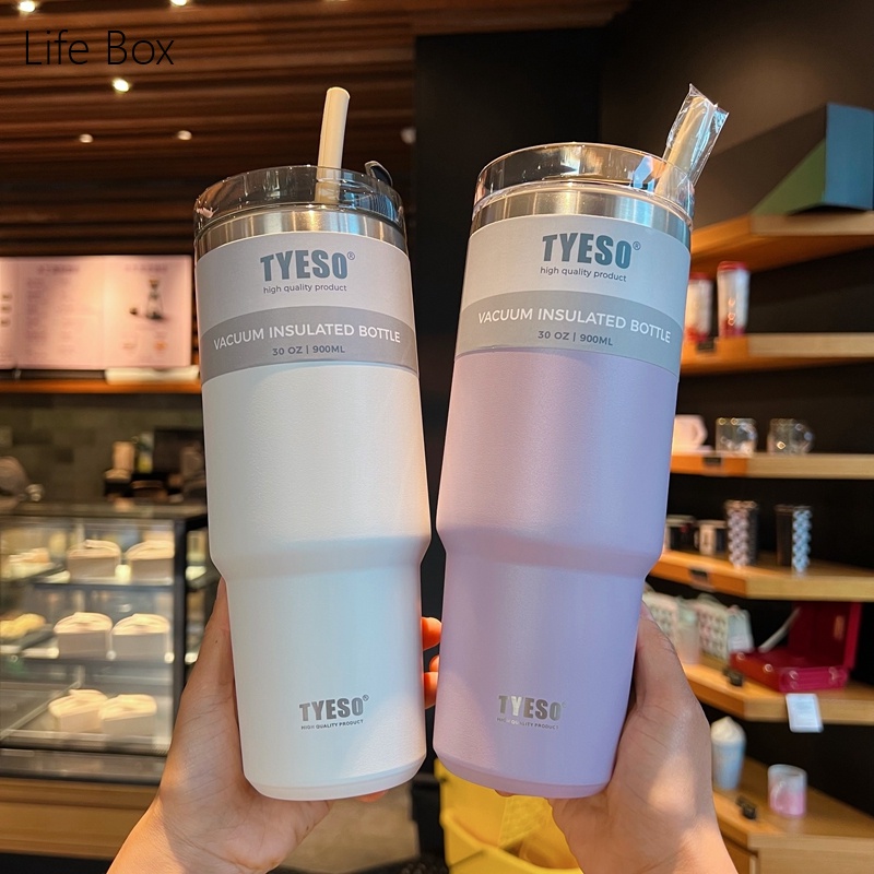 Cốc nước thép không gỉ 304 giữ nhiệt dung tích 600ml/890ml tiện lợi