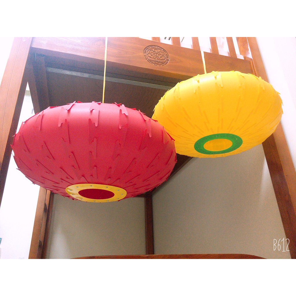 Đèn lồng nhựa Quả trám xuyên sáng trang trí lễ hội, ngày Tết năm mới cho quán cafe, sân vườn, nhà hàng...