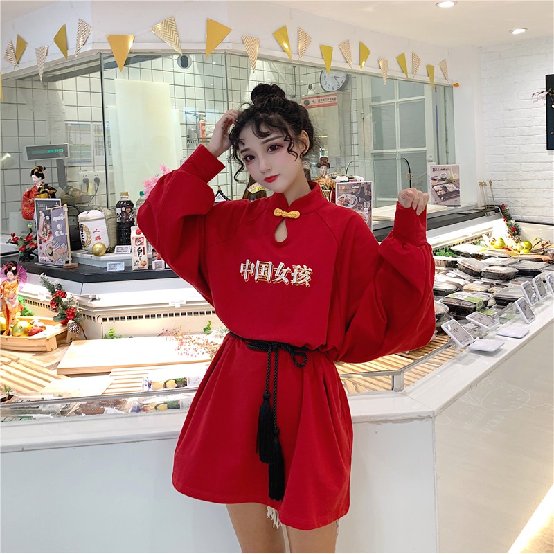 [Order] YAS0125-Áo dáng dài form rộng cô gái Trung Hoa | BigBuy360 - bigbuy360.vn