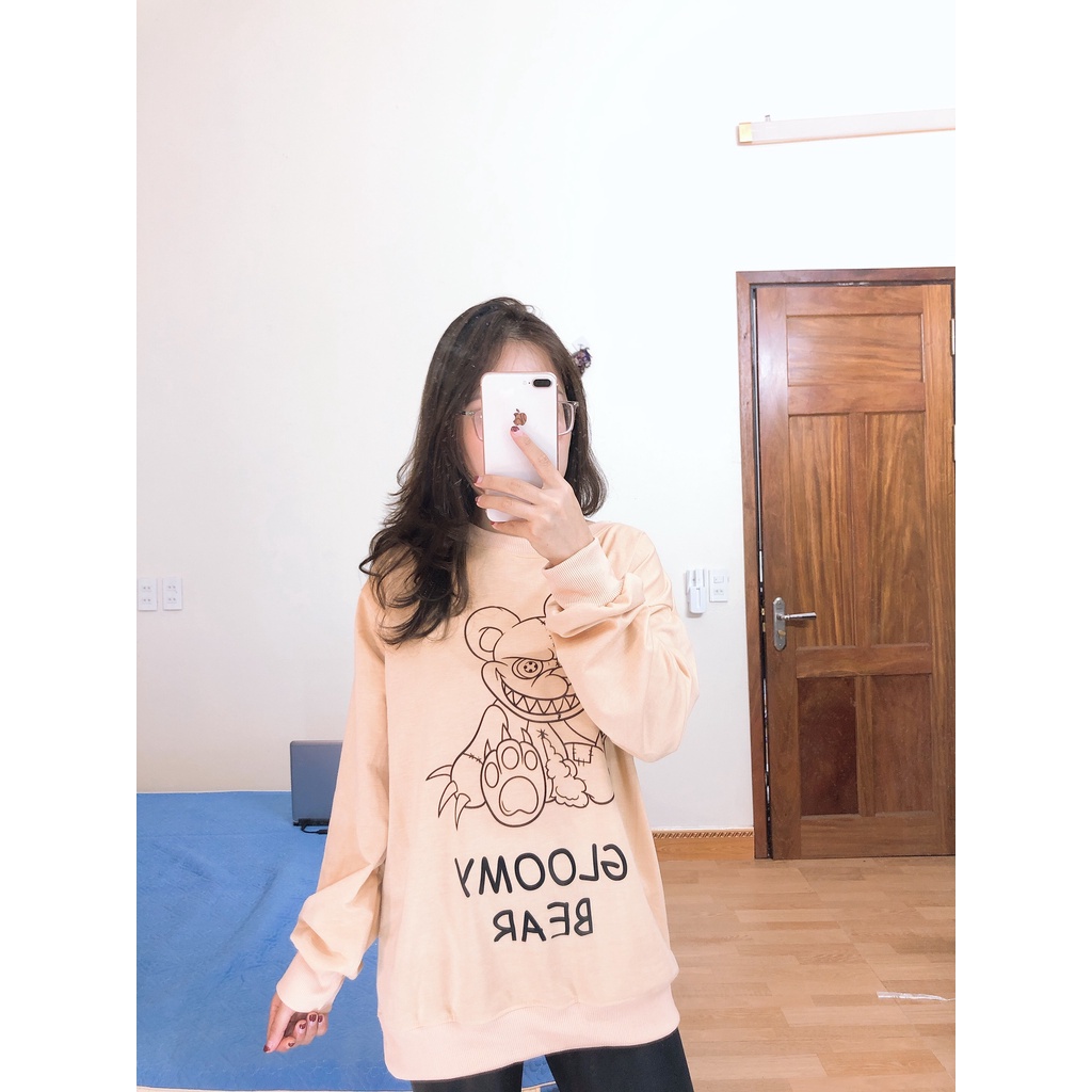 [Mã 2611THTRANG100K hoàn 10% xu đơn 99K] Áo sweater nỉ cổ tròn dài tay nam nữ họa tiết xu hướng 2021 | BigBuy360 - bigbuy360.vn
