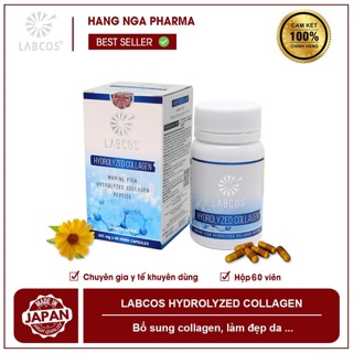 Viên uống đẹp da bổ sung collagen LABCOS HYDROLYZED COLLAGEN NHẬT BẢN - 60 viên - bệnh viện da liễu tin dùng