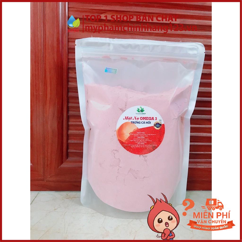 1KG Mặt Nạ Trứng Cá Hồi Omega 3 Dưỡng Da, Ngăn Ngừa Mụn, Trắng dA, BỔ SUNG COLLAGEN, phục hồi da hư tổn, lão hóa