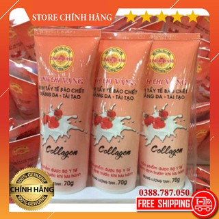 - tẩy tế bào chết linh chi vàng 70g - store chính hãng