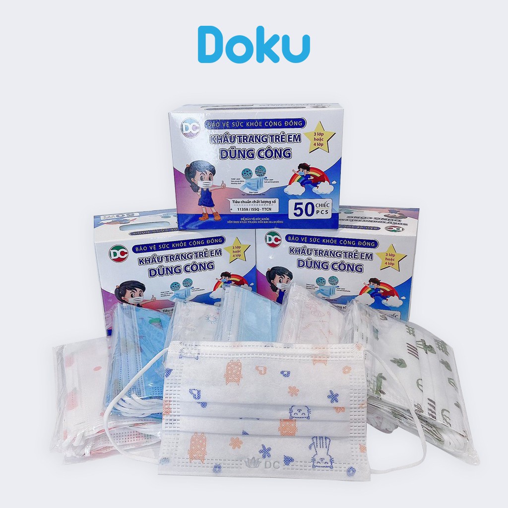 [1 Hộp 50 Cái ] Khẩu Trang Y Tế 4 Lớp Kháng Khuẩn ( 50 chiếc 1 Hộp) , Khẩu Trang Ami | BigBuy360 - bigbuy360.vn