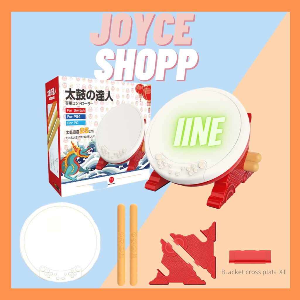 Trống IINE V2 Taiko Drum Master For Nintendo Switch