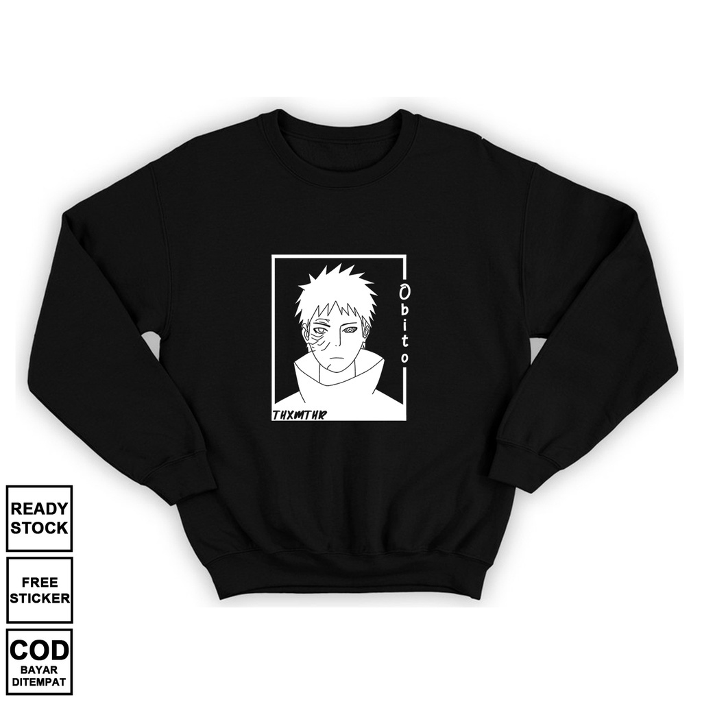 Áo nỉ tay dài hóa trang nhân vật OBITO UCHIHA