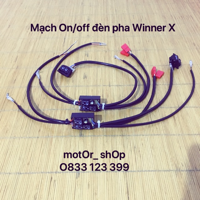 Mạch tắt mở đèn Winner X (Tặng công tắc Sh)