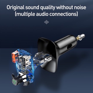 Tẩu sạc Bluetooth Baseus 5A dành cho xe hơi