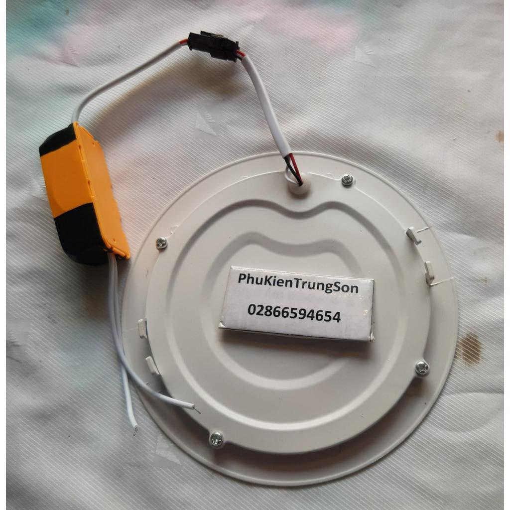 Đèn ốp âm trần GreenLed 9W tròn, sáng 3 màu