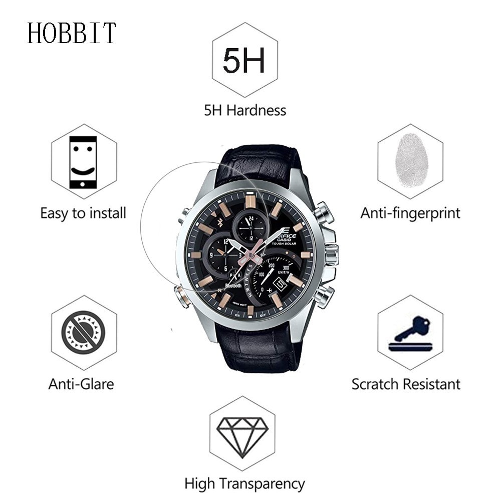 YIFILM Bộ 3 Miếng Dán Trong Suốt Bảo Vệ Màn Hình Chống Trầy Cho Đồng Hồ Casio Dw5600 Dw5610