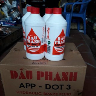Dầu phanh ( dầu thắng) APP-DOT3 chai 1lit