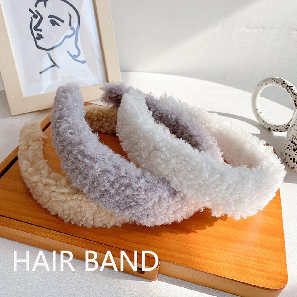 Băng Đô Lông Cừu Màu Sắc Ngọt Ngào WMES15H Rửa Mặt Cho Nữ