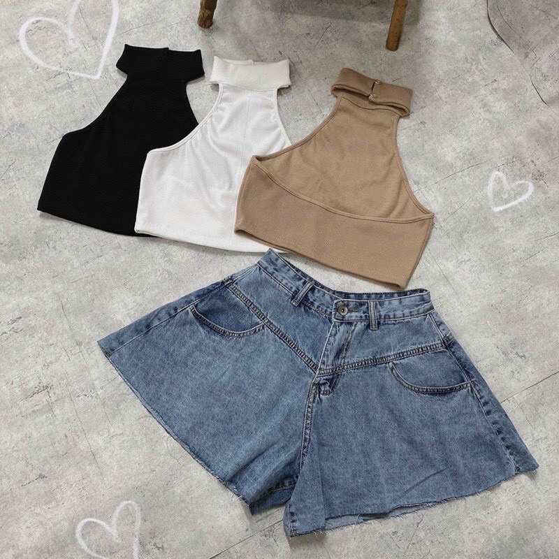 ÁO GÂN NHUYỄN CROP SIÊU HOT TIKTOK