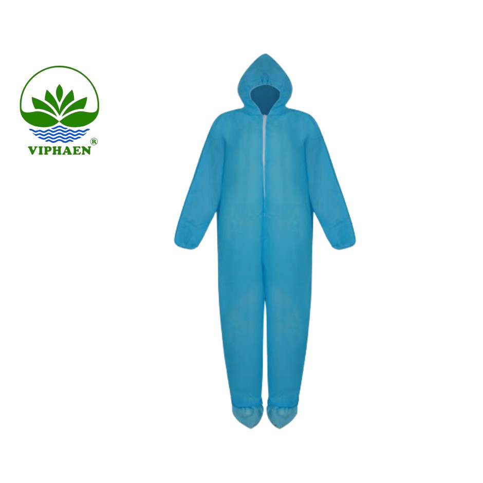 Trang phục bảo hộ y tế cấp độ 1 vải PP40 (4 món), Bộ phòng dịch, chống độc