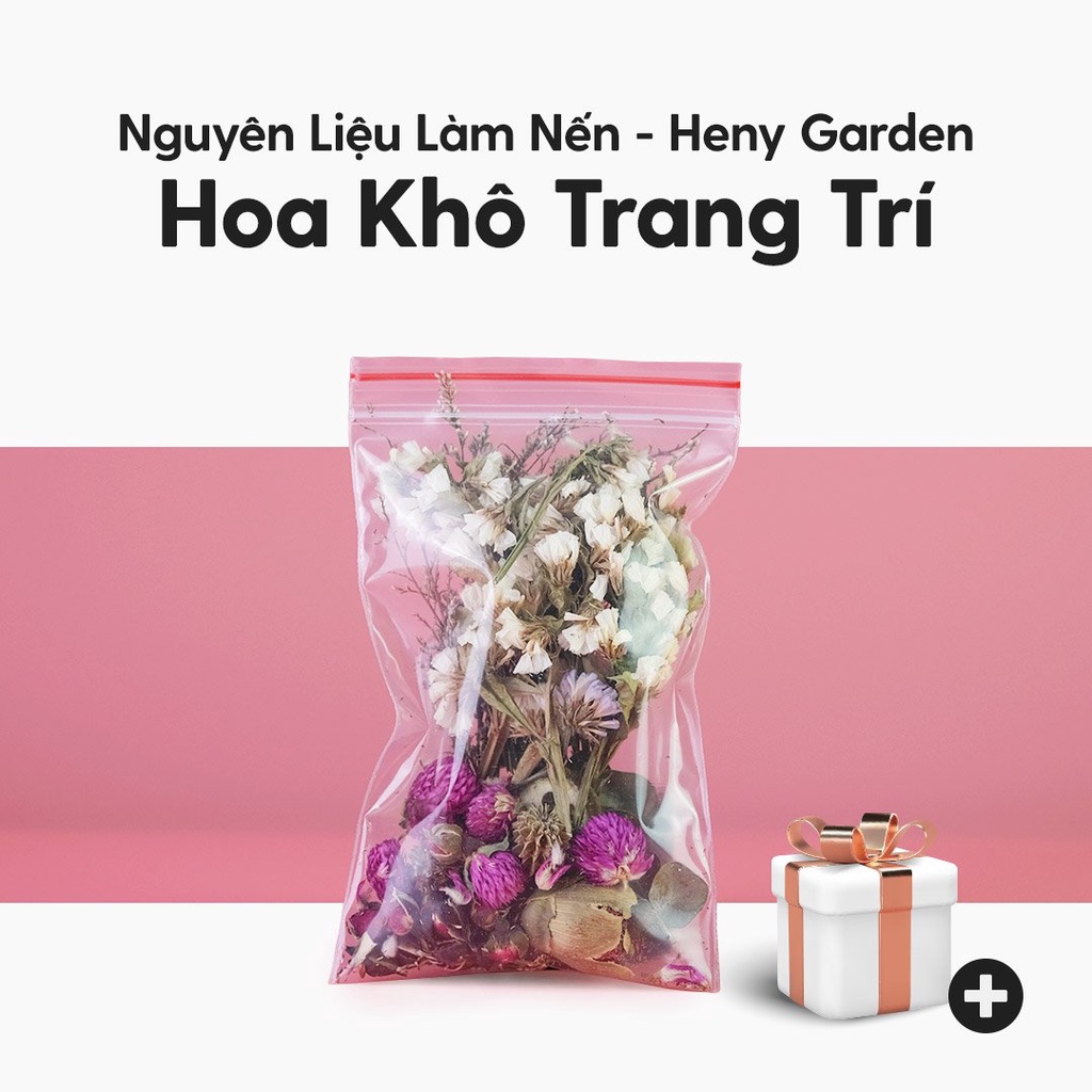 Hoa Trang Trí Nến Thơm Decor Nguyên Liệu Tự Làm Nến Tại Nhà Nhiều Phân