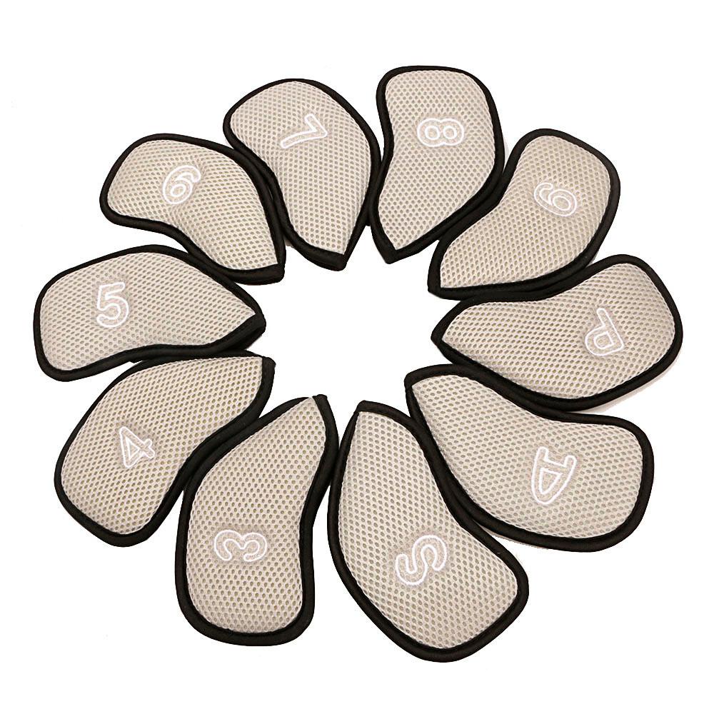 Danilo Set 10 Vỏ Bọc Gậy Đánh Golf Bằng Sắt 3 / 4 / 5 / 6 / 7 / 8 / 9 / P /S /A Chuyên Dụng