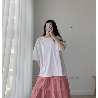 Áo phông trơn xẻ tà cúc cạnh AP398 1994closet