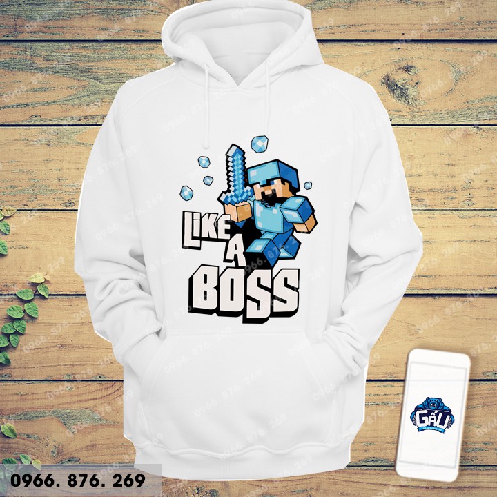 Áo nỉ MINECRAFT theo yêu cầu | BigBuy360 - bigbuy360.vn