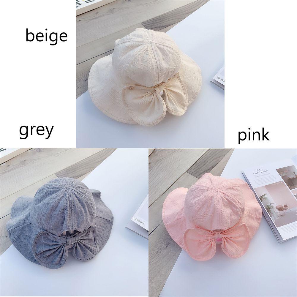 Nón Tai Bèo Đính Nơ Nhiều Màu Sắc Xinh Xắn Cho Bé Gái Sơ Sinh