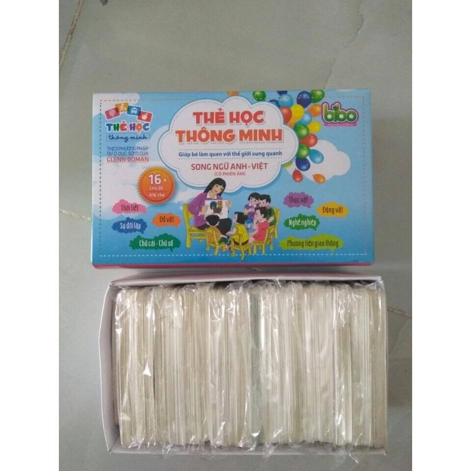 HỘP 416 THẺ HỌC THÔNG MINH GIAO DỤC SỚM CHO TRẺ #8