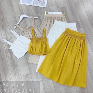 Set váy đũi có 3 màu