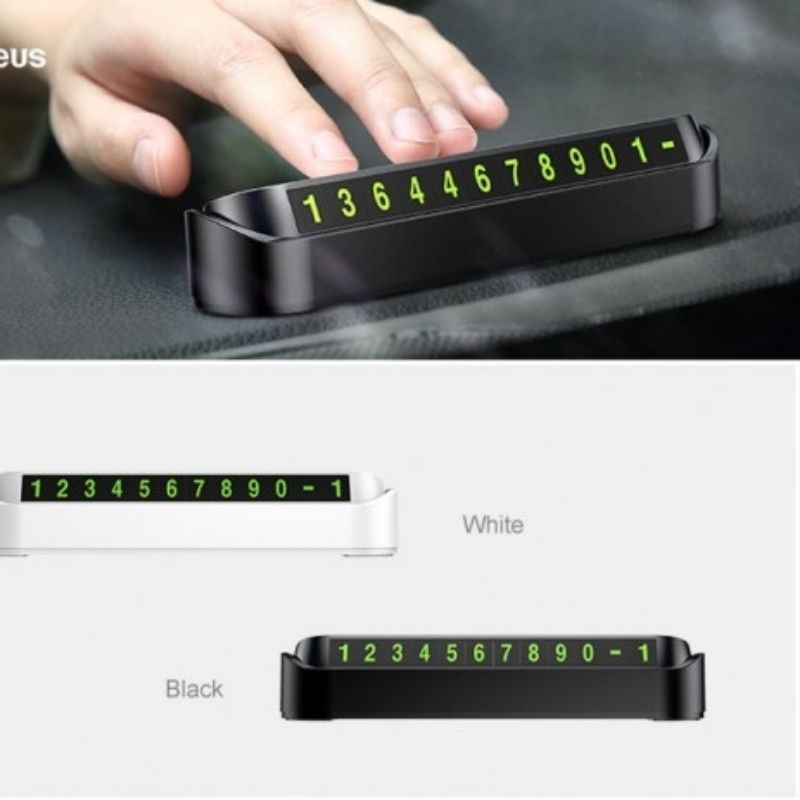 Bảng số điện thoại gắn Taplo xe ô-tô, mẫu gắn được 2-3 số cùng lúc | BigBuy360 - bigbuy360.vn