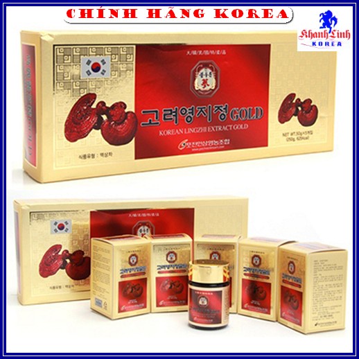 Cao Linh Chi Pocheon Hàn Quốc Chính Hãng, Hộp 5 lọ x 50ml