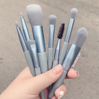 Bộ 8 cọ trang điểm cơ bản pastel lùn BAO DA Enstore