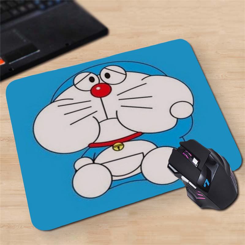 Miếng Lót Chuột Mềm Mại Chống Trượt In Hình Doraemon Đáng Yêu Kiểu Nhật Bản