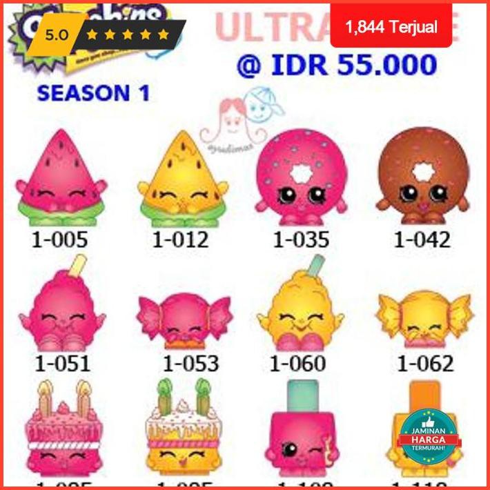 Đồ Chơi Shopkins Season 1 Ultra Rare @ Idr 55,000 6.6 Cho Bé