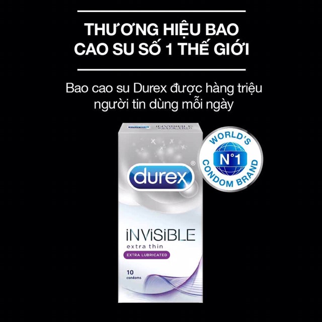 Bao cao su Durex Invisible