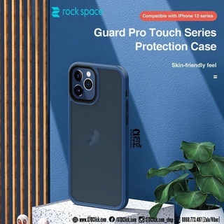 ỐP LƯNG IPHONE 12 PRO MAX - 12 PRO - 12 ROCK GUARD PRO LƯNG NHÁM VIỀN DẺO CHÍNH HÃNG HÀNG CHUẨN