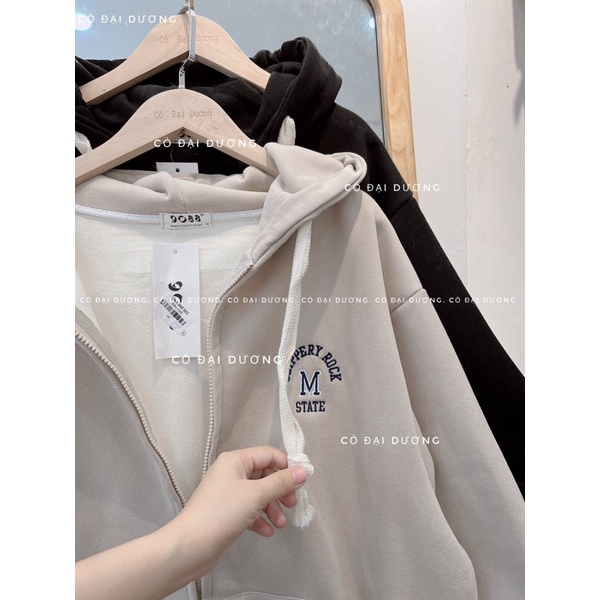 áo khoác nỉ chữ M lót nhung kéo khoá | BigBuy360 - bigbuy360.vn