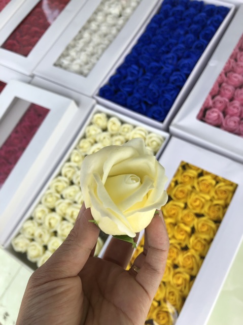 Hoa hồng sáp hộp 50 bông đẹp | BigBuy360 - bigbuy360.vn