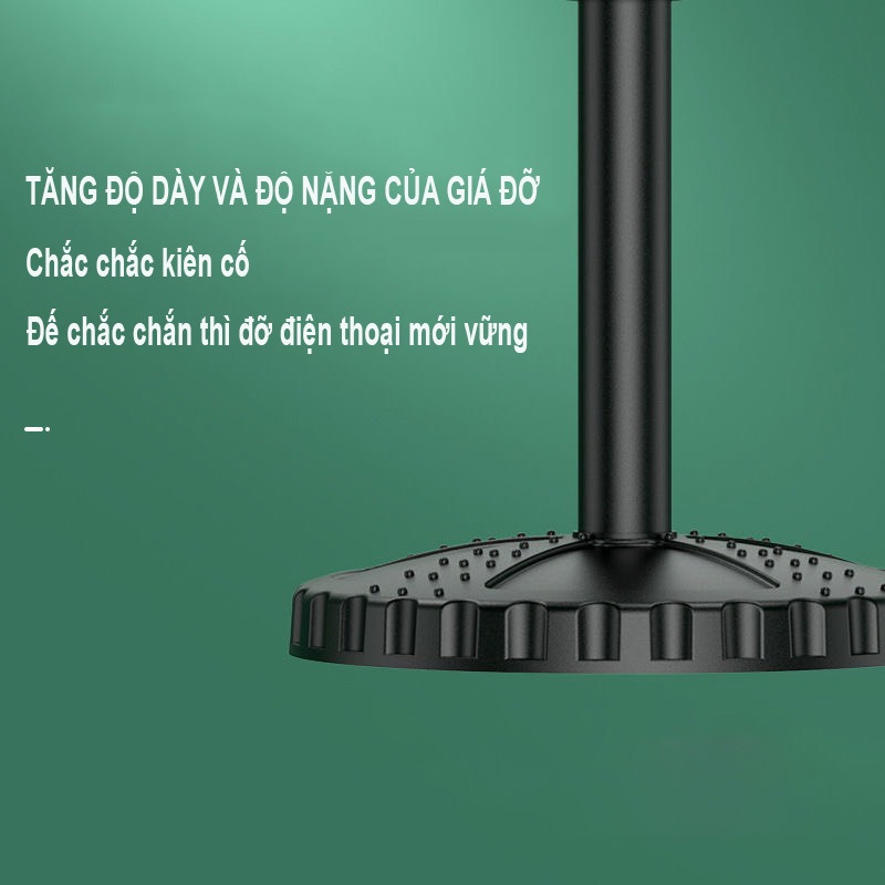 Giá Đỡ Điện Thoại Live Stream Xem Phim Chụp Ảnh  Xoay 360 Độ Chân Đỡ Nặng Vô Cùng Chắc Chắn