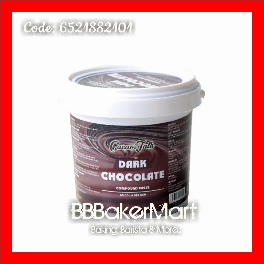 Chocolate SỆT ĐEN Dark Chocolate CACAO TALK - 1kg