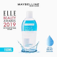 Nước Tẩy Trang Mắt và Môi 2 lớp Maybelline New York Eye & Lip Makeup Remover 150ml