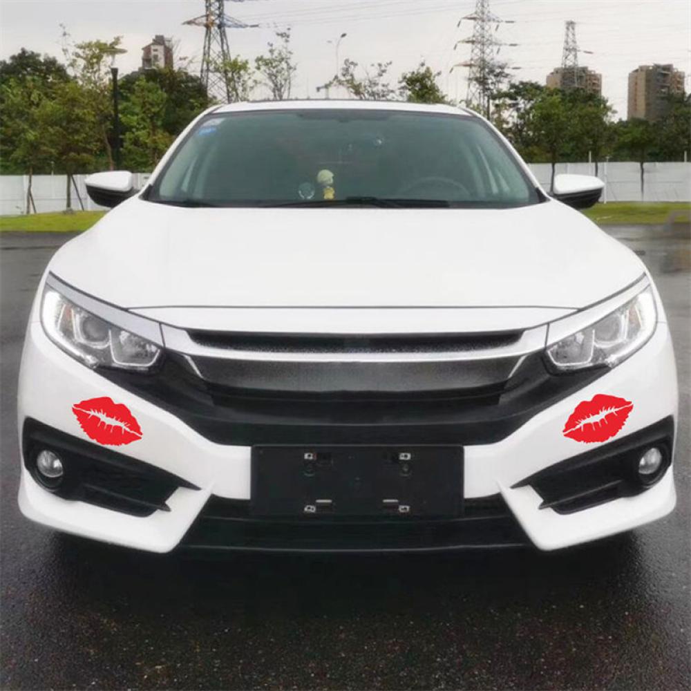 1 Miếng Dán Trang Trí Xe Hơi Hình Đôi Môi Độc Đáo S8U5