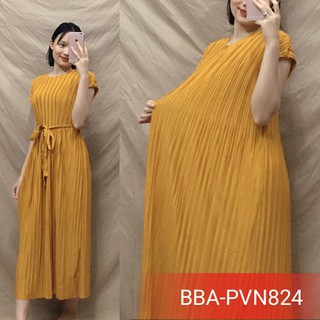 Váy bầu đầm bầu đẹp dáng suông chất cotton công sở