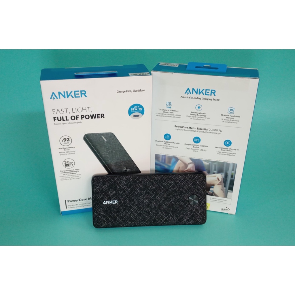 Pin Dự Phòng Anker PowerCore Metro Essential 20000mAh PD - A1281