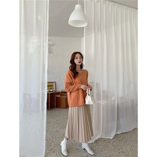 CHÂN VÁY XẾP LY NHỎ DÁNG DÀI