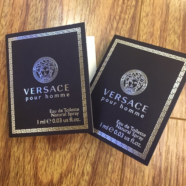 Vial nước hoa nam Versace Pour Homme